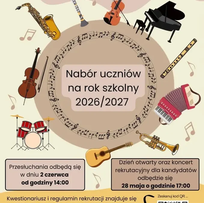 Listy kandydatów przyjętych do szkoły na rok 2026/2027 już dostępne