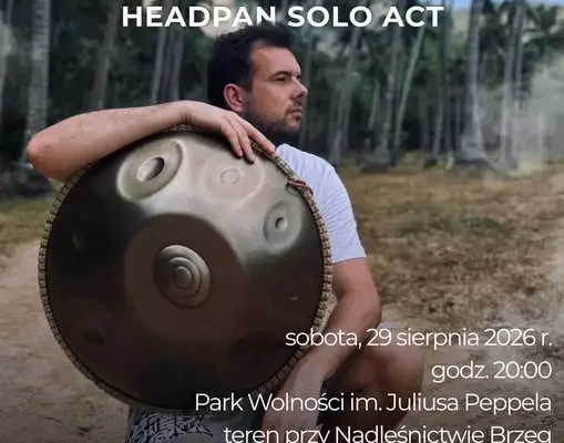 Koncert handpana w Brzegu – ostatni weekend wakacji z Łukaszem Dembińskim