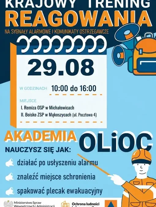 Bezpłatne punkty Akademii Ochrony Ludności w gminie Lubsza – sprawdź, gdzie i kiedy