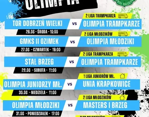 Młoda Olimpia w grze! Sześć meczów młodzieżowych drużyn w najbliższych dniach