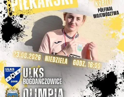 Puchar Polski Kobiet: ULKS Bogdańczowice podejmuje LZS Olimpia Lewin Brzeski