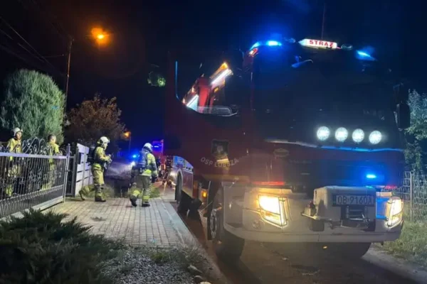 Uruchomiona czujka tlenku węgla w Lubszy – interwencja służb