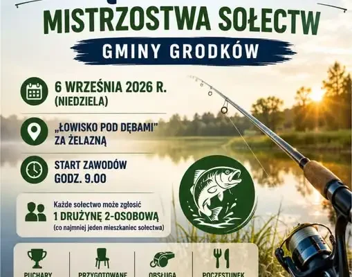 Wędkarskie Mistrzostwa Sołectw Gminy Grodków – zapisy do 2 września