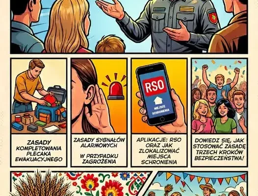 Dożynki Gminne w Skorogoszczy: Punkt edukacyjny o bezpieczeństwie i alarmach