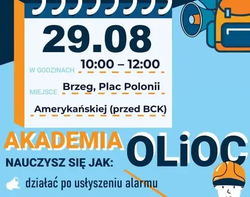 Akademia OLiOC w Brzegu: bezpłatne warsztaty z bezpieczeństwa już jutro