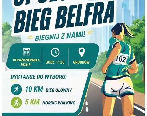 Ruszyły zapisy na IX Opolski Bieg Belfra w Grodkowie