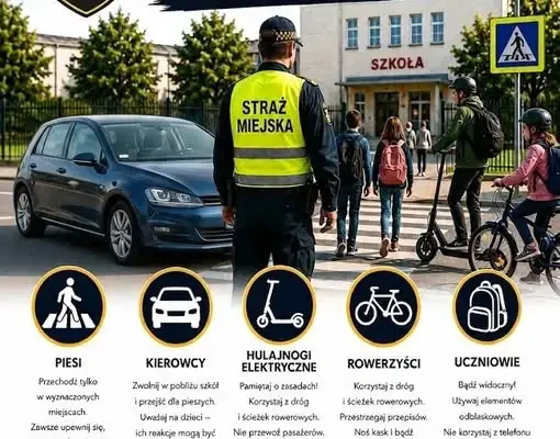 Bezpieczna droga do szkoły – apel do rowerzystów, hulajnogistów i kierowców
