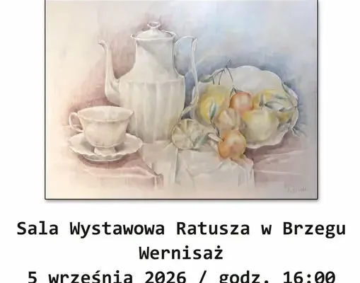 Wernisaż prac Hanny Skowronek w brzeskim Ratuszu