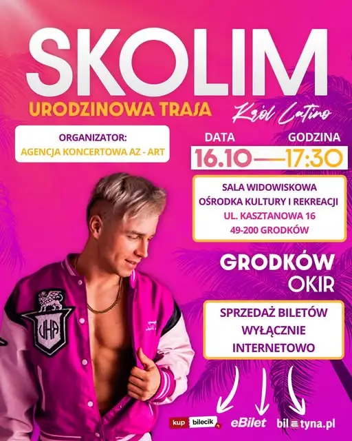 SKOLIM wystąpi w Grodkowie w październiku – szczegóły koncertu i sprzedaży biletów