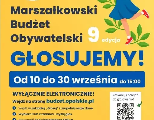 Marszałkowski Budżet Obywatelski Opolskiego: ruszyło głosowanie mieszkańców
