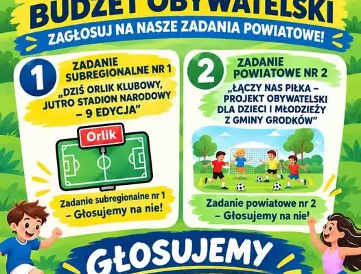Grodków walczy o sportowe projekty w Marszałkowskim Budżecie Obywatelskim