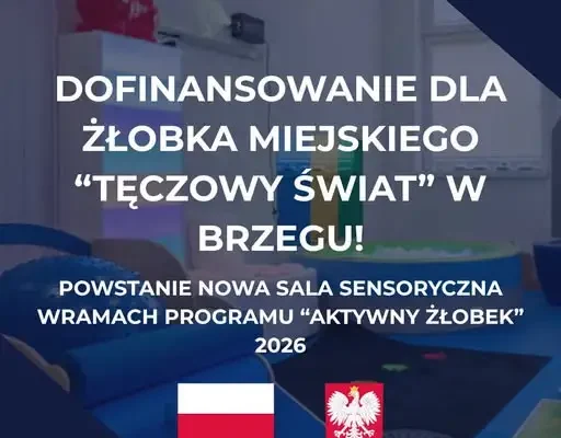 Brzeg pozyskał ponad 50 tys. zł na salę sensoryczną w żłobku „Tęczowy Świat”