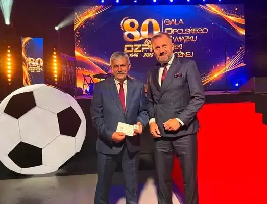 80-lecie Opolskiego Związku Piłki Nożnej. Wyróżnienie dla prezesa LZS Skorogoszcz