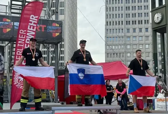 Strażak z Brzegu na podium w Berlinie – sukces w Firefighter Combat Challenge