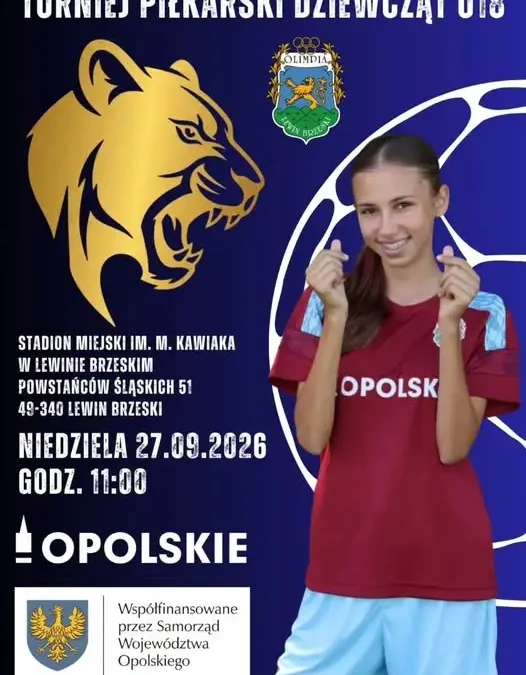 Turniej piłkarski dziewcząt U18 w Lewinie Brzeskim – już w najbliższą niedzielę