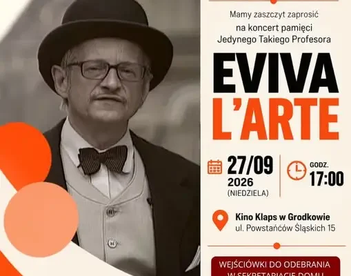 Muzyczna Niedziela w Kinie Klaps – koncert pamięci „Jedynego Takiego Profesora”