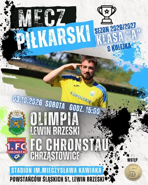 Lewin Brzeski: Sobota z seniorami – 8. kolejka klasy A