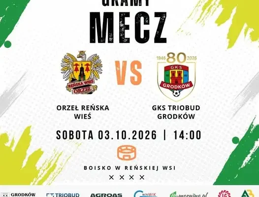 GKS Grodków zagra w Ręńskiej Wsi – mecz wyjazdowy już w sobotę