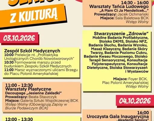 Weekend Seniora z Kulturą w Brzegu – start już dziś