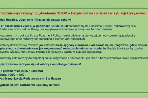 Akademia OLiOC w Brzegu – bezpieczeństwo dla całej rodziny
