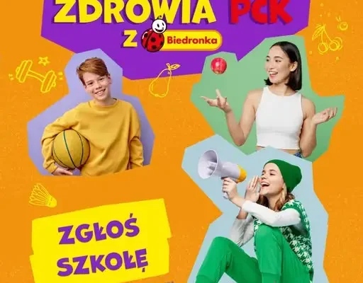 Olimpiada Zdrowia PCK z Biedronką – startuje 34. edycja konkursu dla uczniów