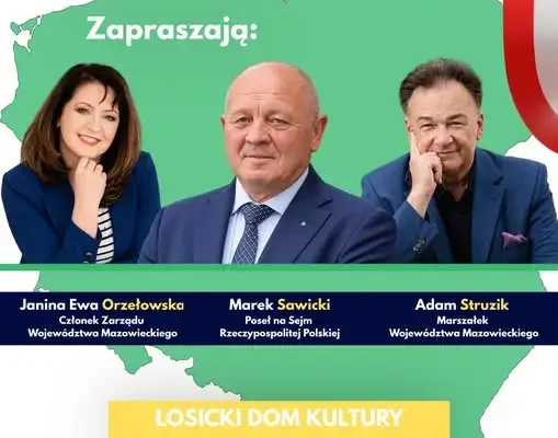 Łosice: spotkanie „Porozmawiajmy o Polsce” z udziałem polityków i samorządowców