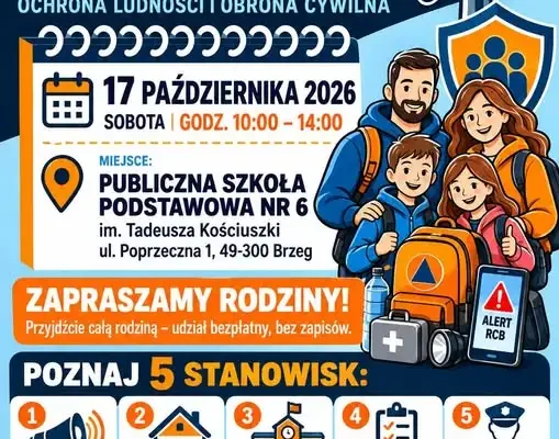 Krajowy Trening Rodzinny w Brzegu – naucz się reagować na syreny alarmowe