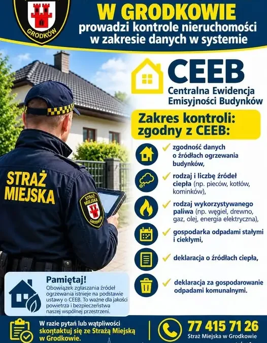 Straż miejska w Grodkowie rozpoczyna kontrole środowiskowe nieruchomości
