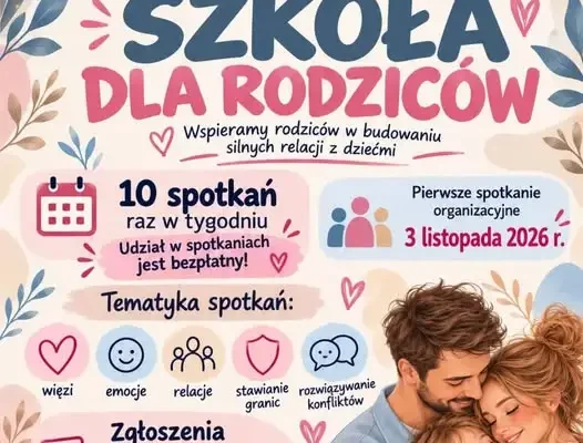 Grodków: rusza nabór do „Szkoły dla Rodziców” – bezpłatne warsztaty dla opiekunów
